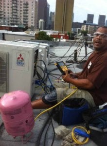 adding Freon to air conditioning system