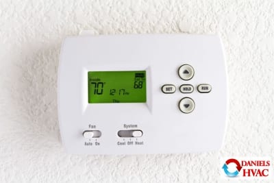 White Thermostat - Heater repair service Philadelphia