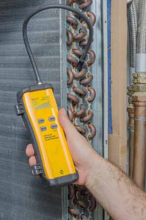 Using a Leak detector -  HVAC Repair Service in Philadelphia