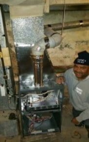 picture of man, furnace repair philadelphia