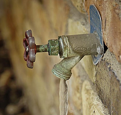 frozen spigot - frozen pipe repair in Philadelphia